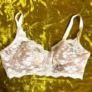 Vintage Victoria’s Secret Lace Unlined Demi Bra